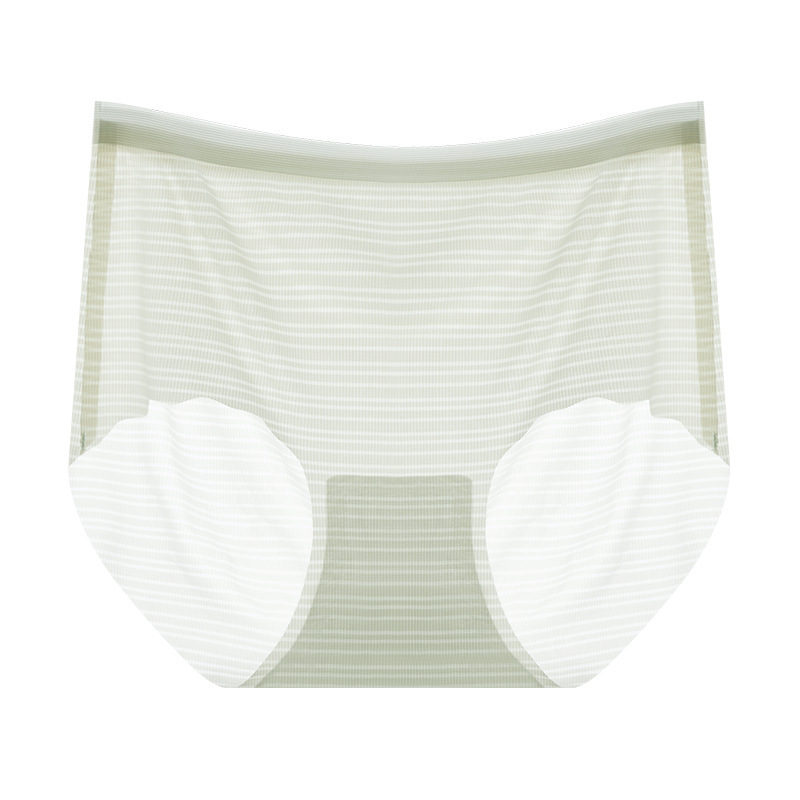 Las nalgas de melocotón de color degradado ultrafino de secado rápido, invisibles y sin costuras, las bragas de entrepierna antibacterianas de seda son refrescantes