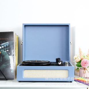 Factory Direct Supply Gramophone Vinyl Record Player Bluetooth Speaker Record Player European Vinyl Record Player