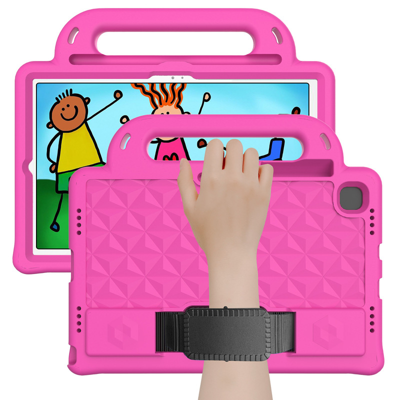 Tab A7 T500 10.4 inch diamond hand strap + strap bracket EVA flat anti-fall computer protective cover Tab A7 T500 10.4 inch diamond hand strap + strap bracket EVA flat anti-fall computer protective cover