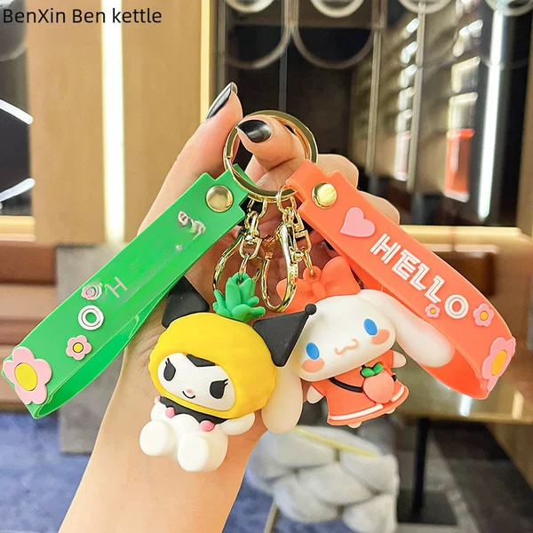 Christmas Sanrio Slam Dunk Keychain Bag Pendant New Year's Stall Small Goods Gift Keychain Ornament