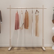 家用衣架落地立式轻奢卧室衣帽杆超长服装店男女装展示架陈列货架