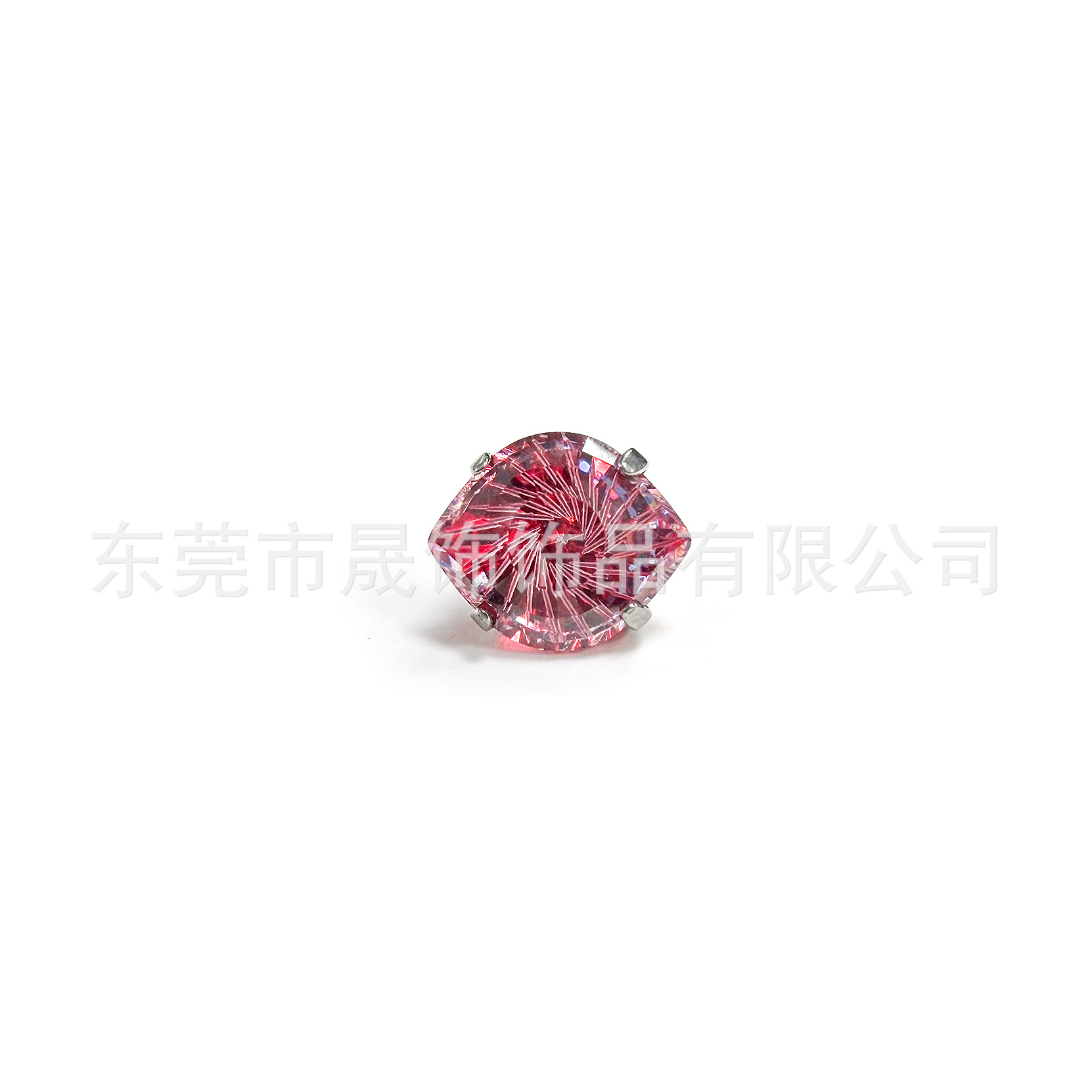 F136 Titanium Alloy Ear Stud 恶魔之眼天使之眼碗底 Prong Studded Cubic Zirconia Labret Stud G23 Piercing Jewelry 头