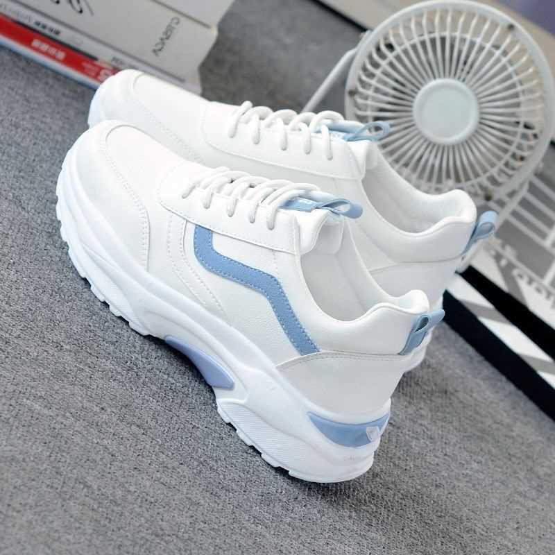 2023 daddy shoes women's shoes fashionable invisible height increasing white shoes versatile casual sports student women's shoes special offer fashion