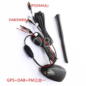 GPS DAB FM üçü-birində gücləndiricili aktiv avtomobil antenası
