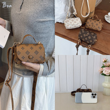 高级感手提包女2025新款时尚大气简约印花字母百搭单肩斜挎小方包