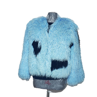 European and American Fur Outwears for Women, Fur Versatile Stand-Up Collar Zipper Short Long-Sleeved Outwears and Coats Wholesale in Stock