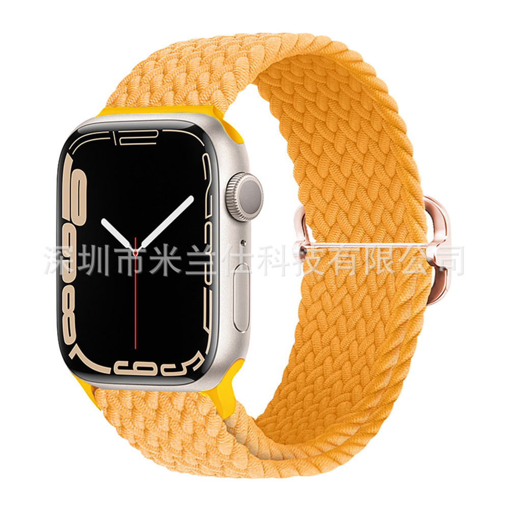Nylon tejido para Apple iwatch456789 Apple ultra2 hebilla deslizante elástica S9 correa de reloj fabricante