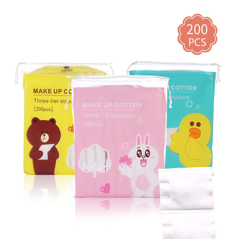 Ueno Lamela 222 piezas de algodón sándwich estirado bolsa desechable de algodón grueso al por mayor