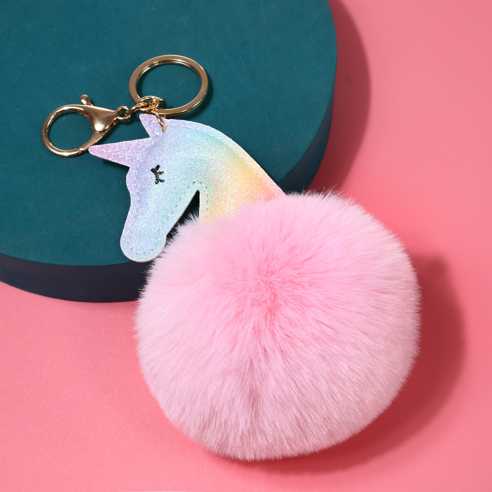Cute Unicorn Alloy Plush Pendant 1 Piece display picture 2