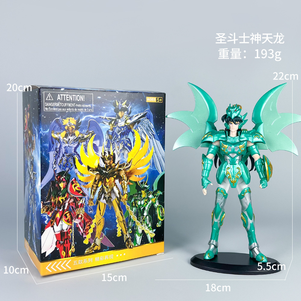 Anime Fighter sagrado Seiya White Bird Phoenix Tianlong Tianma Fairy Modelo de decoración de escritorio Periférico al por mayor