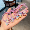 Purple hair accessory, cartoon hair rope, wholesale