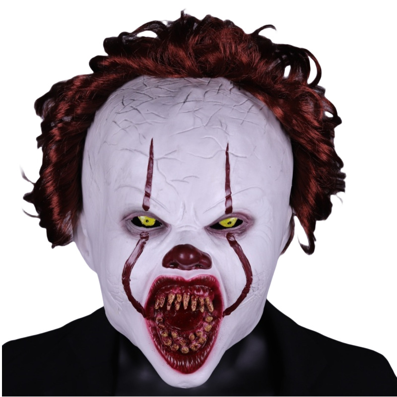 Nuevo casco de máscara de terror payaso que regresa al alma 2 cosplay casco de Halloween estación independiente transfronteriza explosión