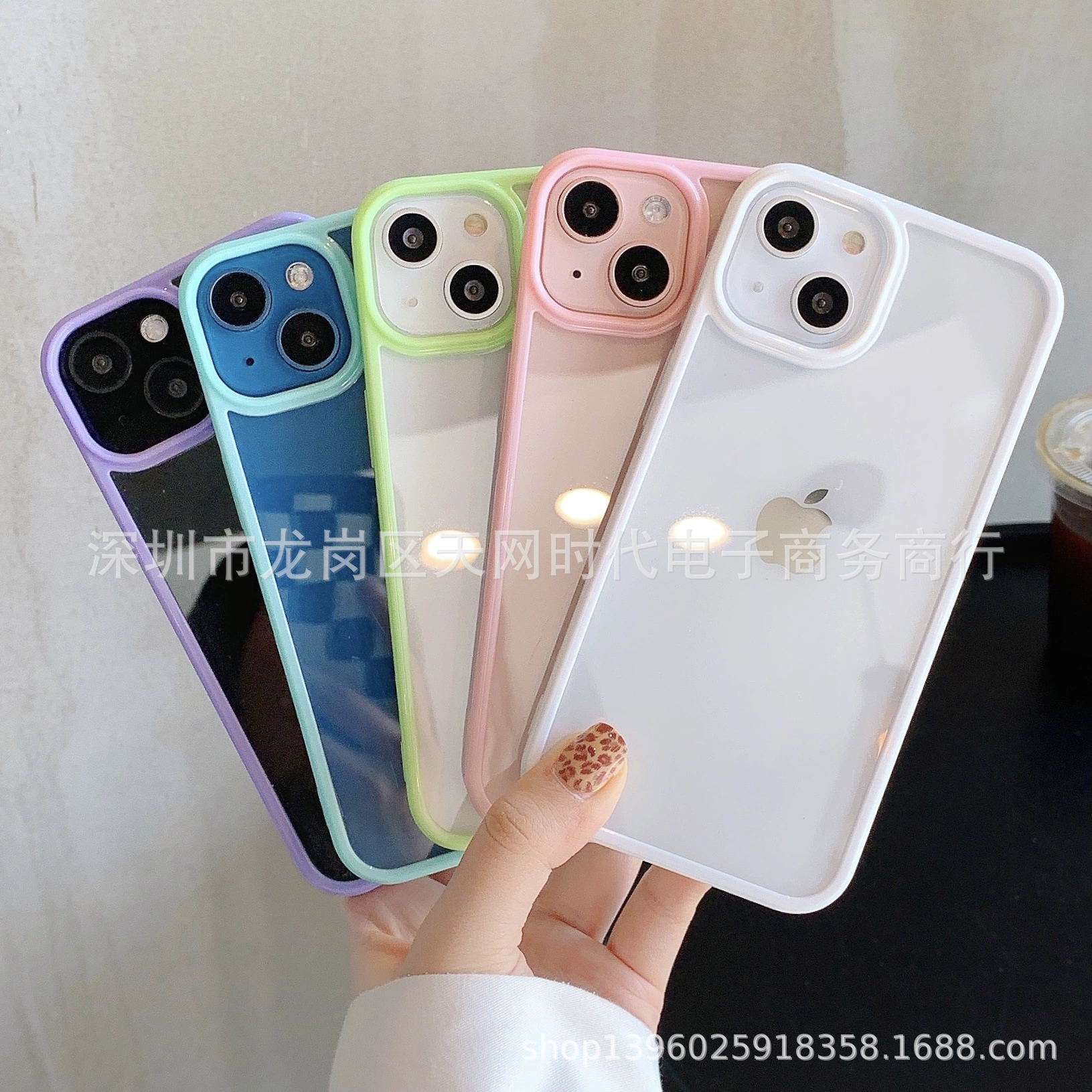 Apple, совместимый iPhone 14, прозрачный чехол для телефона, акриловый защитный чехол, 14прям, iphone