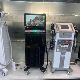 跨境商用立式女高音三波段黑金超光子嫩肤美容仪美容院嫩肤仪