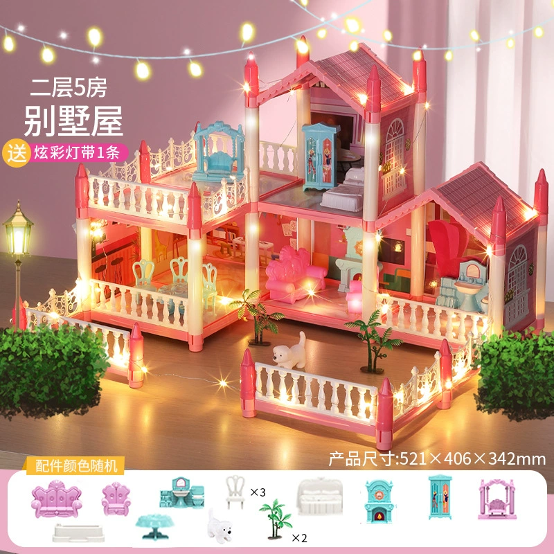 Toy, family castle, villa, set, constructor, house
