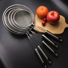 Factory price wholesale stainless steel wide edge filter frying net oil leakage flour sieve fine sieve soy milk filter oil separator