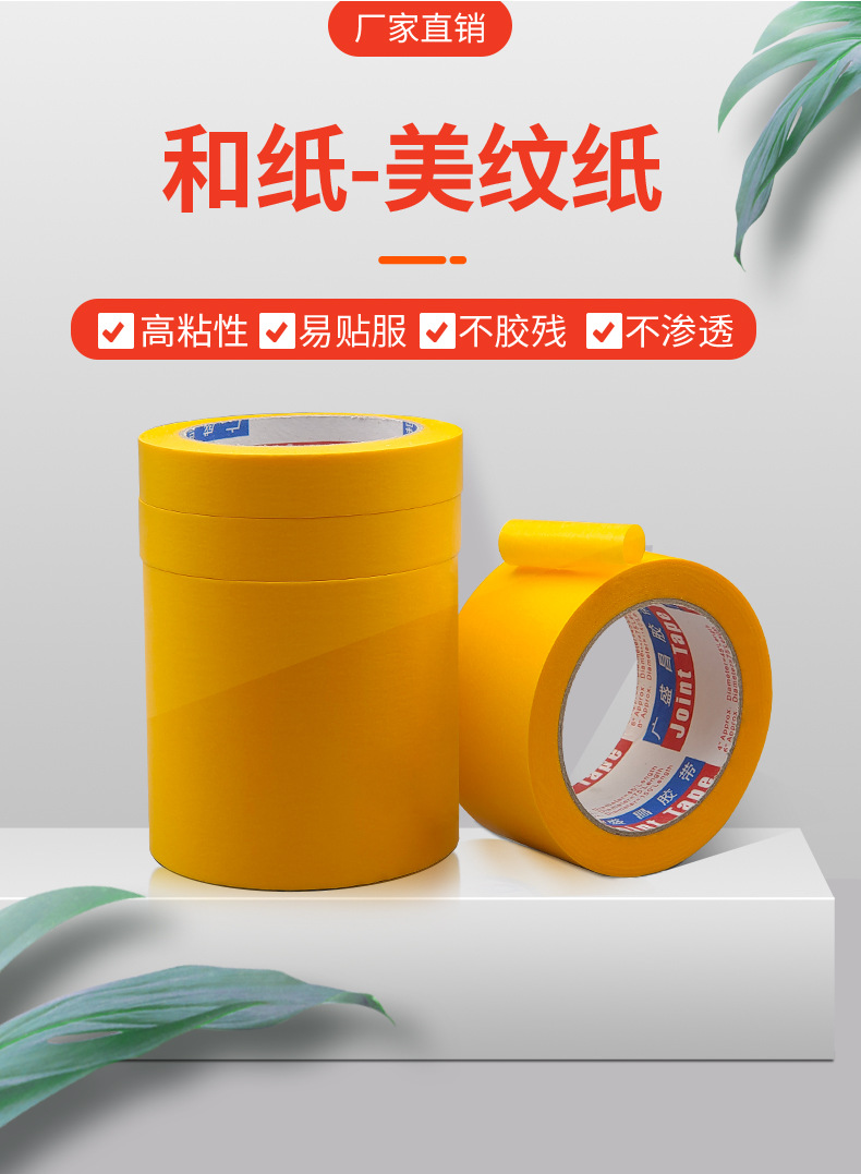 Малярная лента Guangshengchang 0.8см x 50м