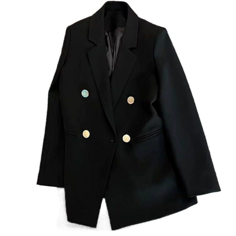 White spring autumn small classic suit jacket, white clothing, Korean style, British style, high-end