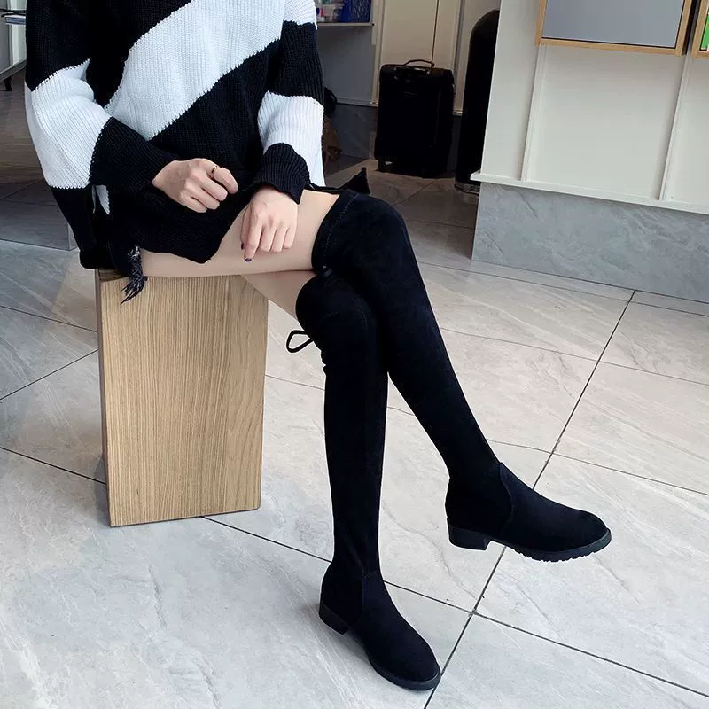 Winter elastic high boots