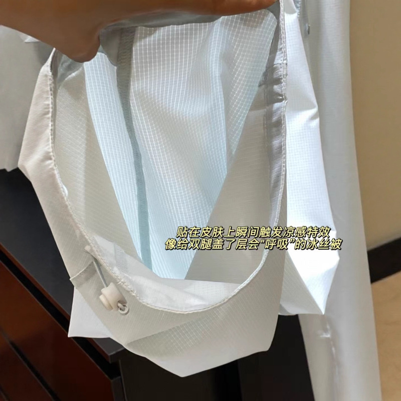 031979   秋季新品女士薄款高腰宽松休闲裤 百搭先手抽绳速干裤|undefined