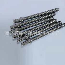 T5*2 正反牙丝杆配螺母，不锈钢顺泽黄铜