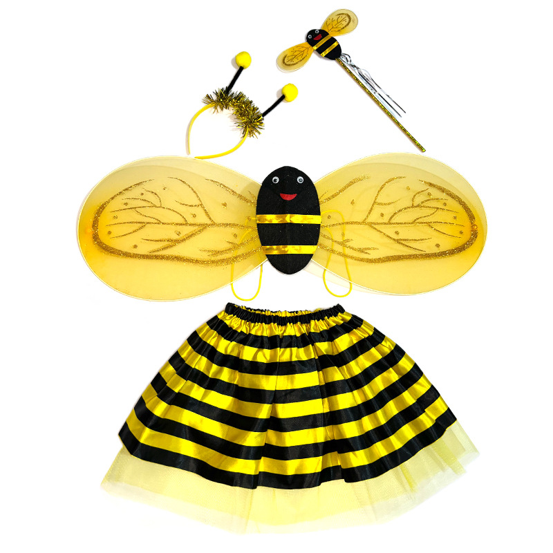 Disfraz infantil de abeja, mariquita o princesa, 3 o 4 piezas