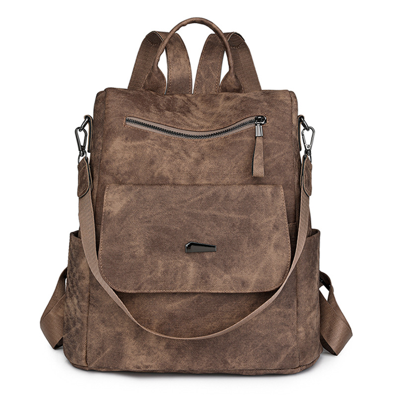 Nuevo bolso de mujer antirrobo de moda, cuero suave, mochila de gran capacidad, todo fósforo, ocio, viaje de viaje, mochila escolar para estudiantes al por mayor