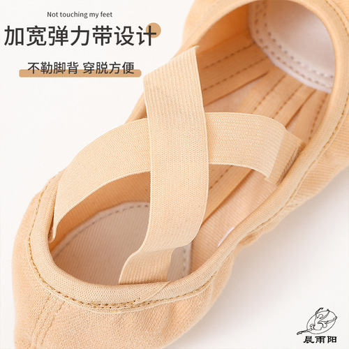 Full sole ballet shoes for children, girls' dance shoes, practice shoes for toddlers, adult women's yoga and flexibility training shoes.