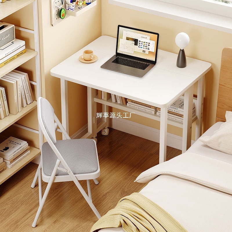 モバイルホームデスクコンピュータテーブル小さなテーブル寝室化粧テーブル寮学生シンプルなライティングデスク|undefined