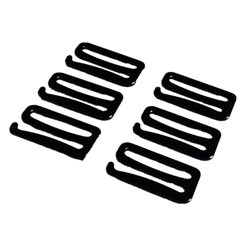 Diámetro interior 2,5 cm pintura mate negro nueve-palabra hebilla bolsa ajustable hebilla de metal 9-palabra hebilla de aleación