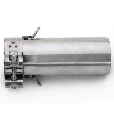 modified high-displacement YAMAHA: Exhaust pipe