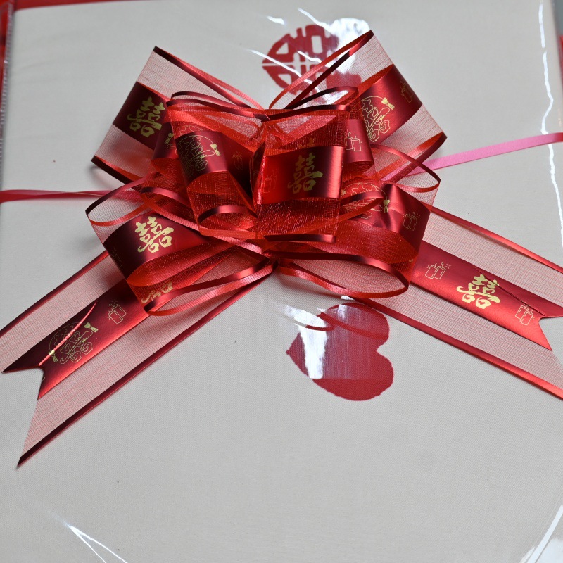 Flor de plástico de coche de boda de gran tirada