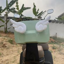 电动车头盔装饰天使翅膀随意贴个性装饰品通用配件机车