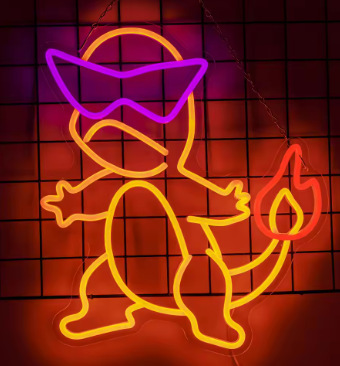 アニメーション LED ネオンライトゲーム装飾ライトクロミシナモンドッグ雰囲気ライトライトサインカスタマイズのための国境を越えた特別供給|undefined