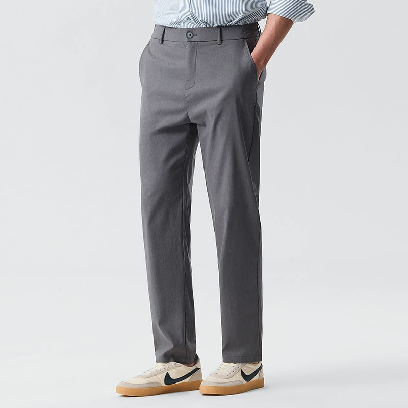 Tens Lisel мужские повседневные брюки холодные тонкие ледяные брюки 2025 летние молодежные утренние пригородные брюки