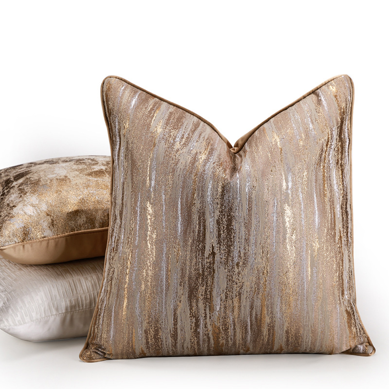 2023 New Product Cross-border Amazon Pillow Living Room Sofa Bed Cushion Cover Pillow Cover Lumbar Pillow Light Luxury Style