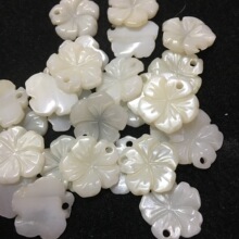 贝壳花配件15mm耳环耳坠汉服服饰配件饰品挂件厂家直销五瓣花