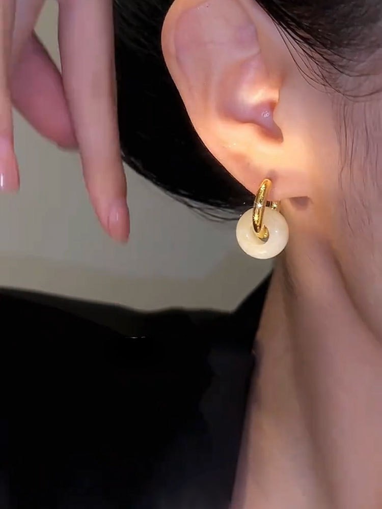 F7731 라운드 귀걸이