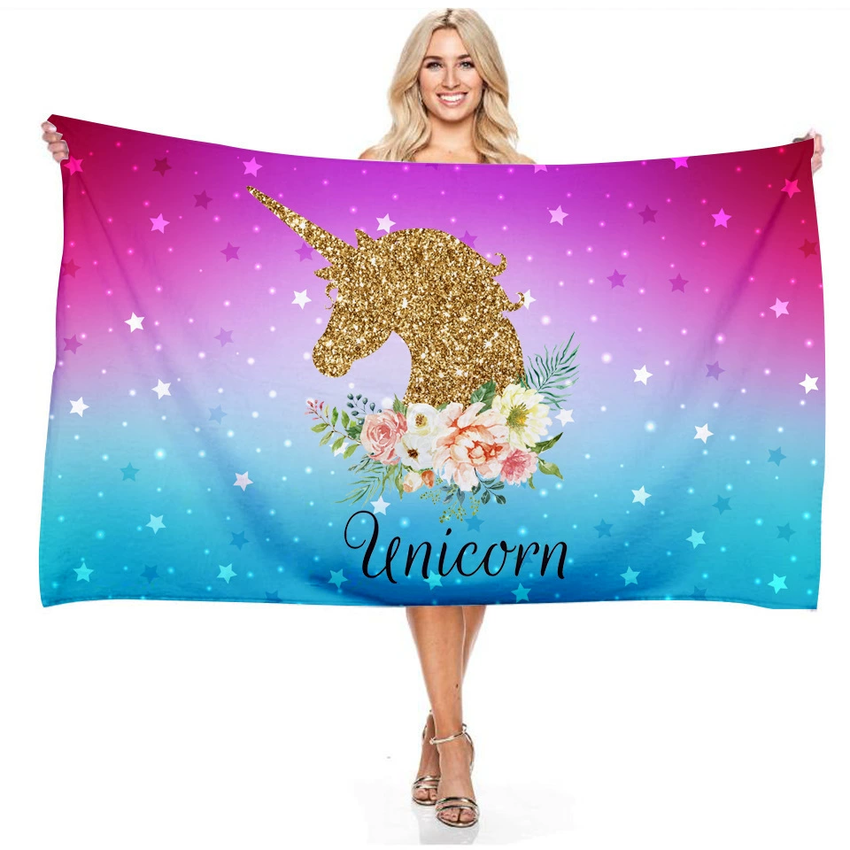 (Cross-border trading), children's beach double-sided bath towel, polyester