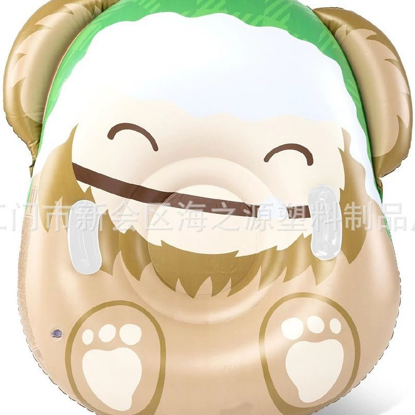 Надувной экологически чистый лыжный круг из ПВХ, подходящий для зимнего катания на лыжах