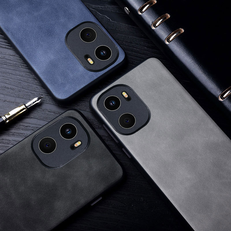 For One Plus Oneplus 15R Oneplus Nord 5 Simple Trendy Sheepskin Leather Phone Case