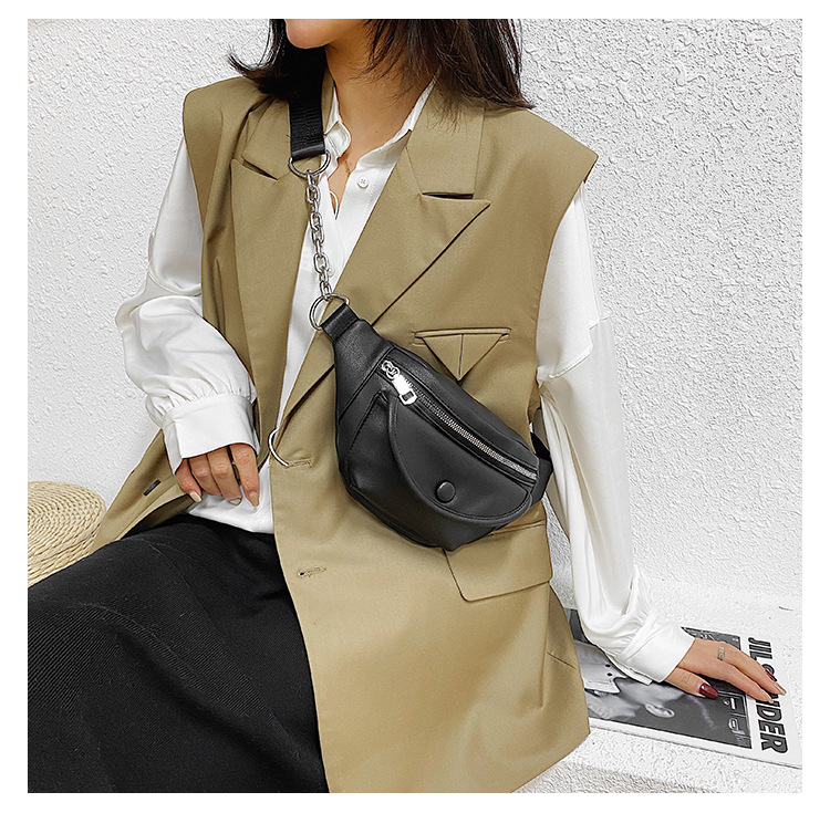 Korean Fashion Solid Color Sports Shoulder Bag display picture 3
