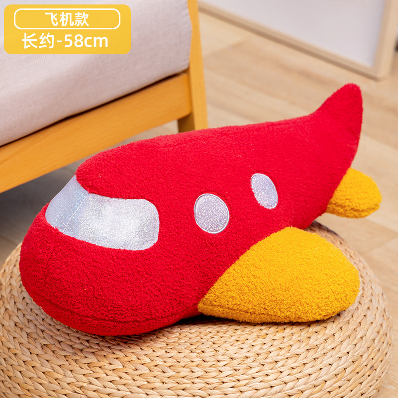 Lindo espacio astronauta almohada cohete de peluche juguete Muñeca muñeca para dormir regalo los niños al por mayor femenina