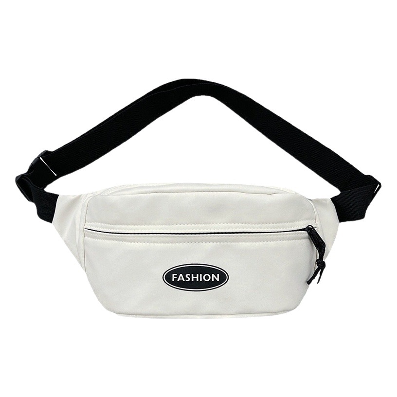 Bolso de pecho estilo japonés para hombre, bolso cruzado funcional y sencillo para parejas, bolso de cintura deportivo informal para teléfono, bolso de hombro de nailon.