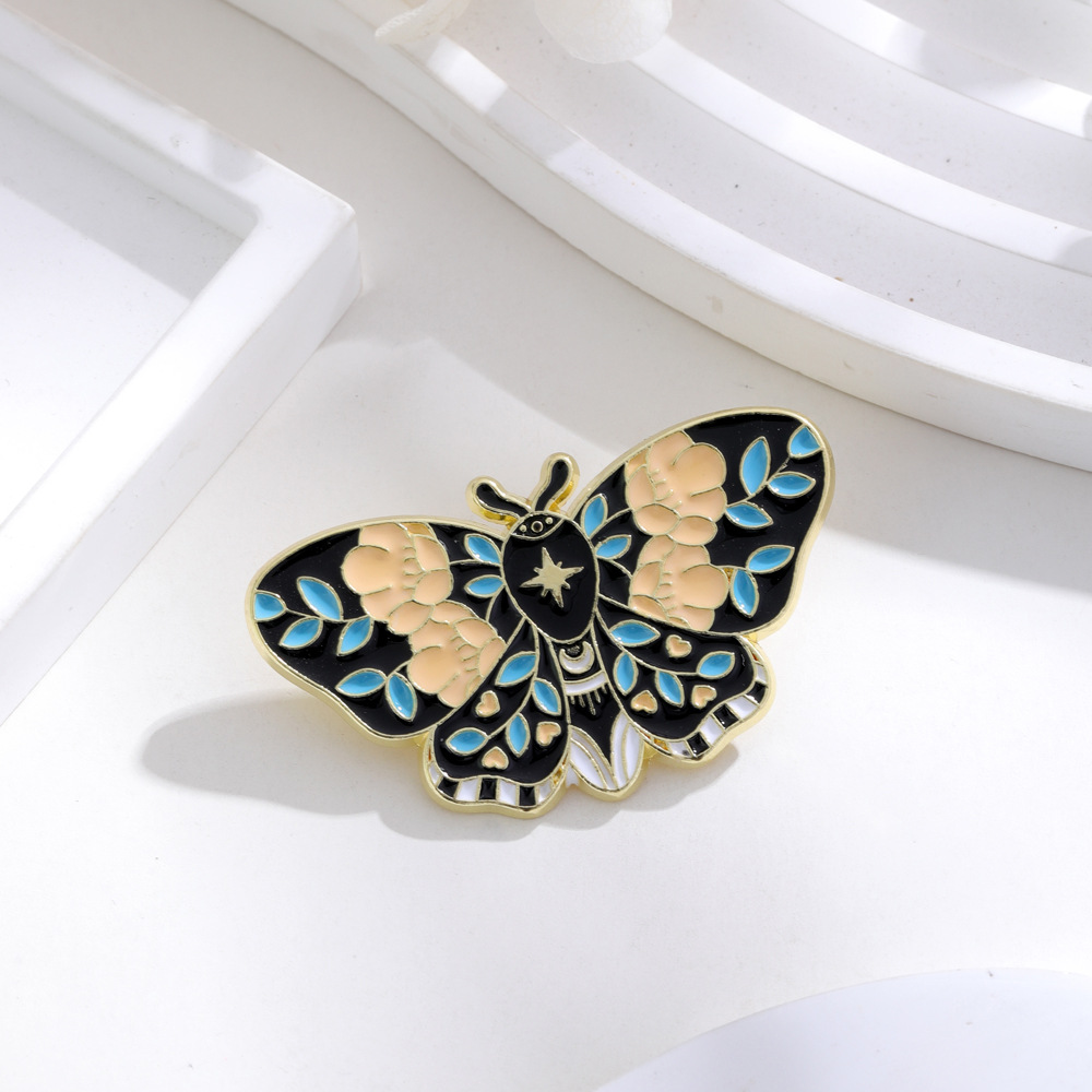 13g Weight Brooches Classification Casual, Party, Street Occasion Zinc alloy Material Butterfly Pattern Unisex Gender Enamel, Plating Design Sweet Style Sweet Pin Butterfly Zinc Alloy Enamel Plating Unisex Brooches 23