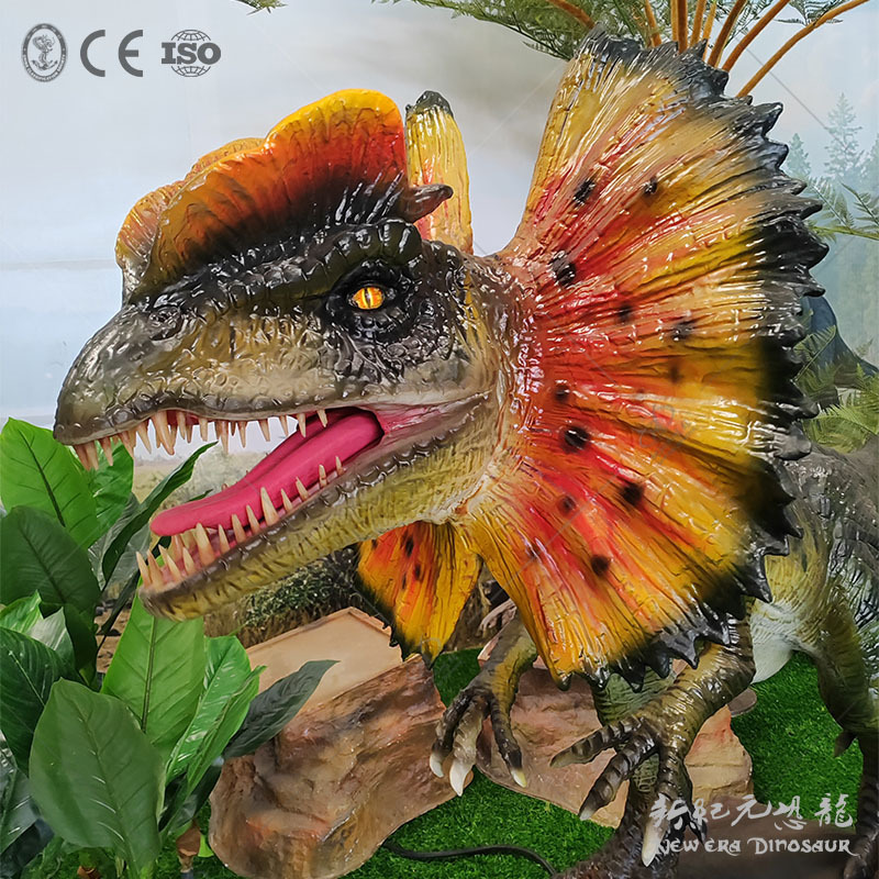 Modelo de dinosaurio simulado T. rex Modelo de dinosaurio al aire libre Paisaje Modelo de animales Museo Artesanía Personalizada