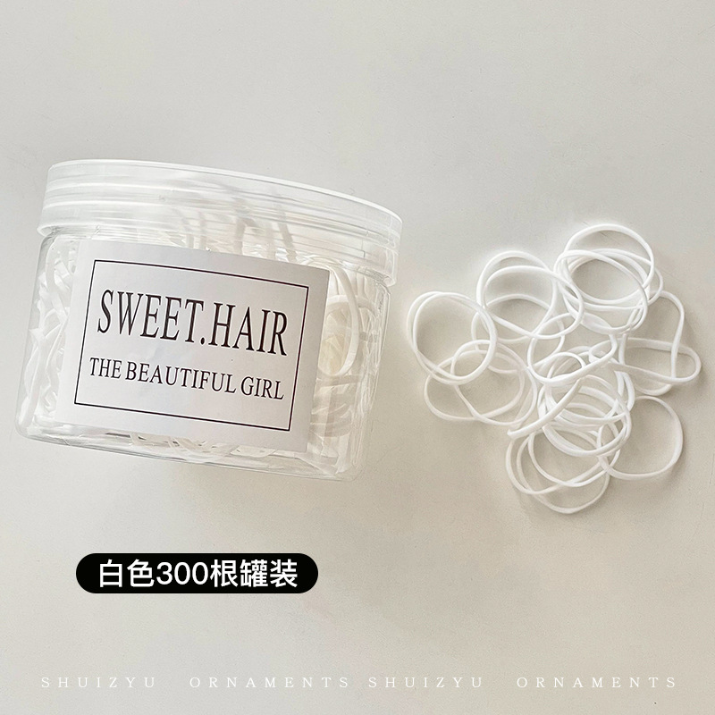 Banda de goma para niños, niñas, bebés, adornos de cabello para niños pequeños, anillo de cabello elástico, banda de goma desechable