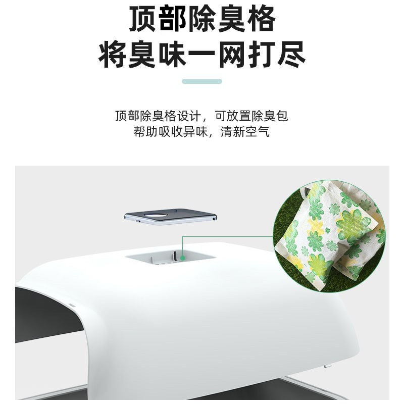 Caja de arena extra grande para gatos, totalmente cerrada, anti-salpicaduras, inodoro para gatos, anti-olor, suministros de limpieza para mascotas, venta al por mayor y dropshipping.