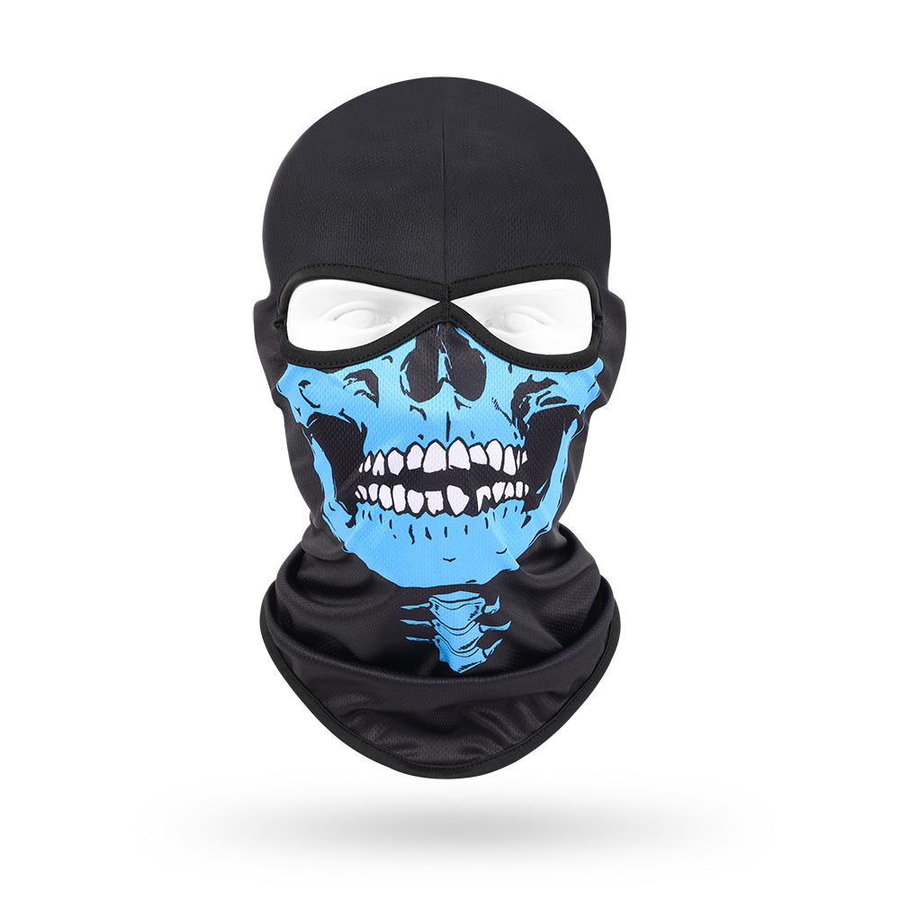 Motocicleta bicicleta equipo sudor absorbente transpirable cráneo cubierta deportes al aire libre collar ciclismo pesca máscara de protección solar