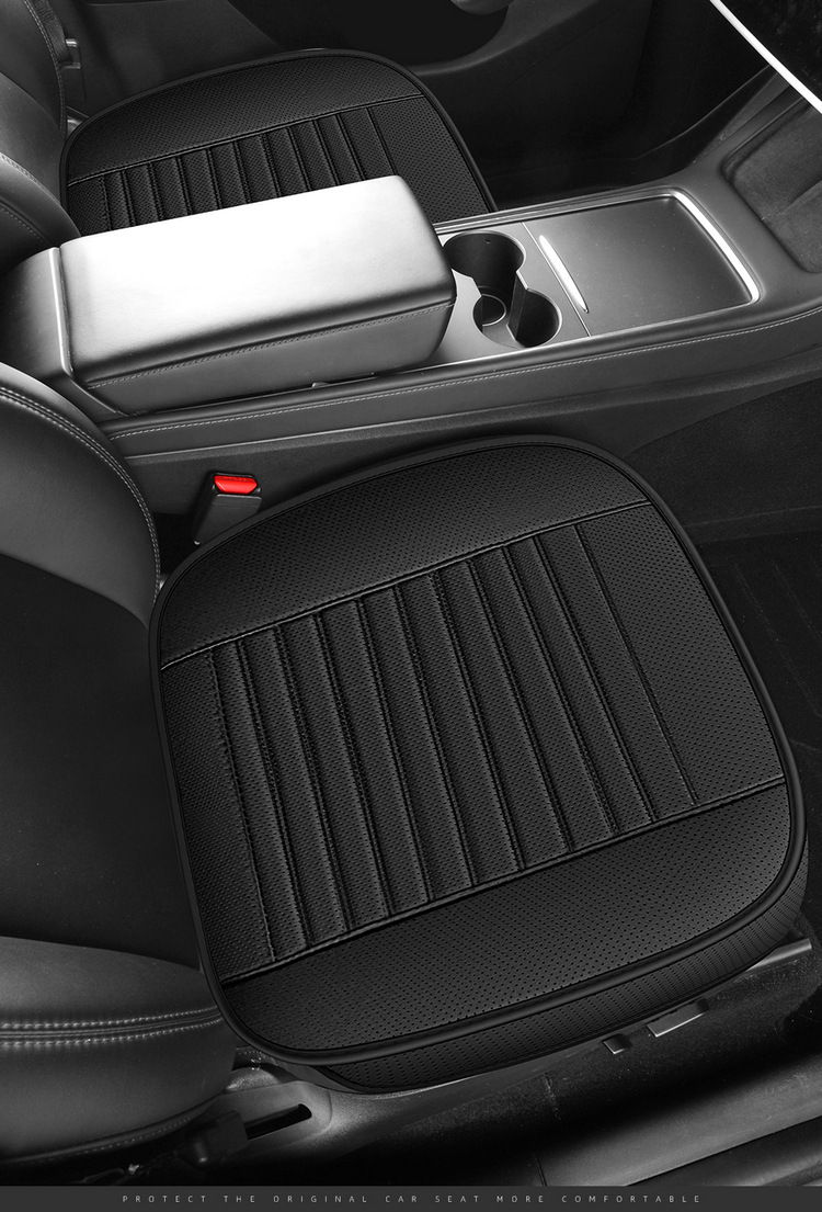 All-season universal car seat cushion, breathable perforated single-piece seat pad, simple style, non-slip seat cover, universal model